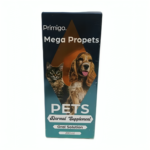[1559] Primigo Mega Propets Pets Dermal Supplement Orel Solution 200ml