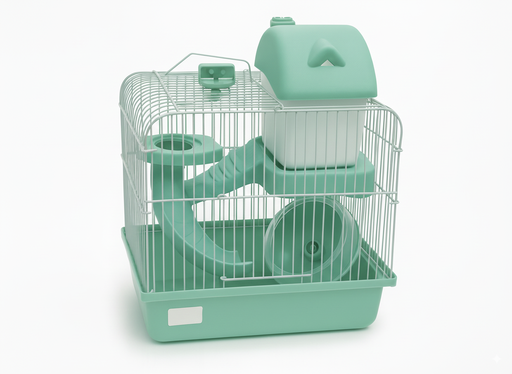 [1373] Hamster Cage Large - Green