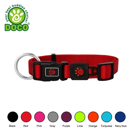 Doco Nylon O-Ring Collar XS (1.0cm x 21-30cm)