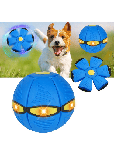 Flying Disc Ball Toy for Dogs – Interactive Pet Training and Play Toy