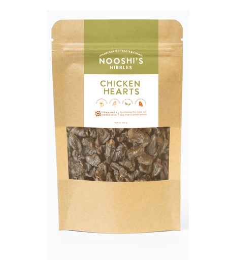 [2132] Nooshi's Chicken Hearts 100g