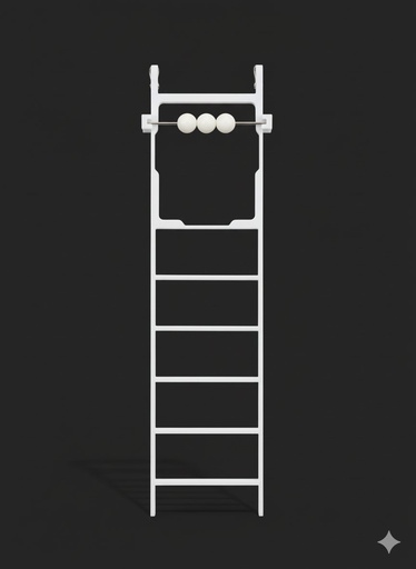 Plastic Bird Ladder with Beads – Durable Cage Accessory for Small & Medium Birds (20x5 cm)